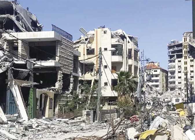 قطاع غزة بعد القصف الإسرائيلي