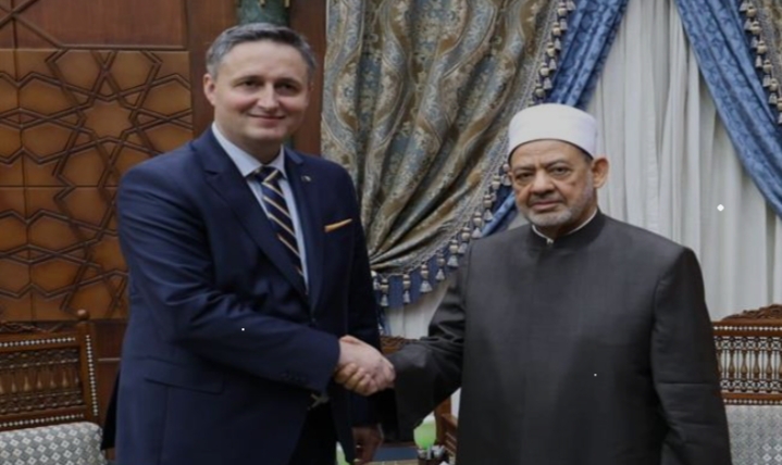 الإمام أحمد الطيب يستقبل رئيس البوسنة 