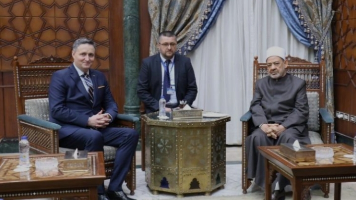 شيخ الأزهر يستقبل رئيس البوسنة 